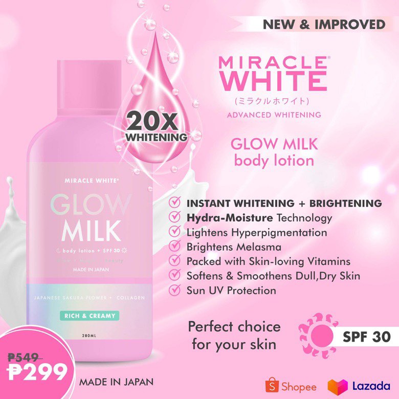 Glow Milk™️ Whitening Body Lotion