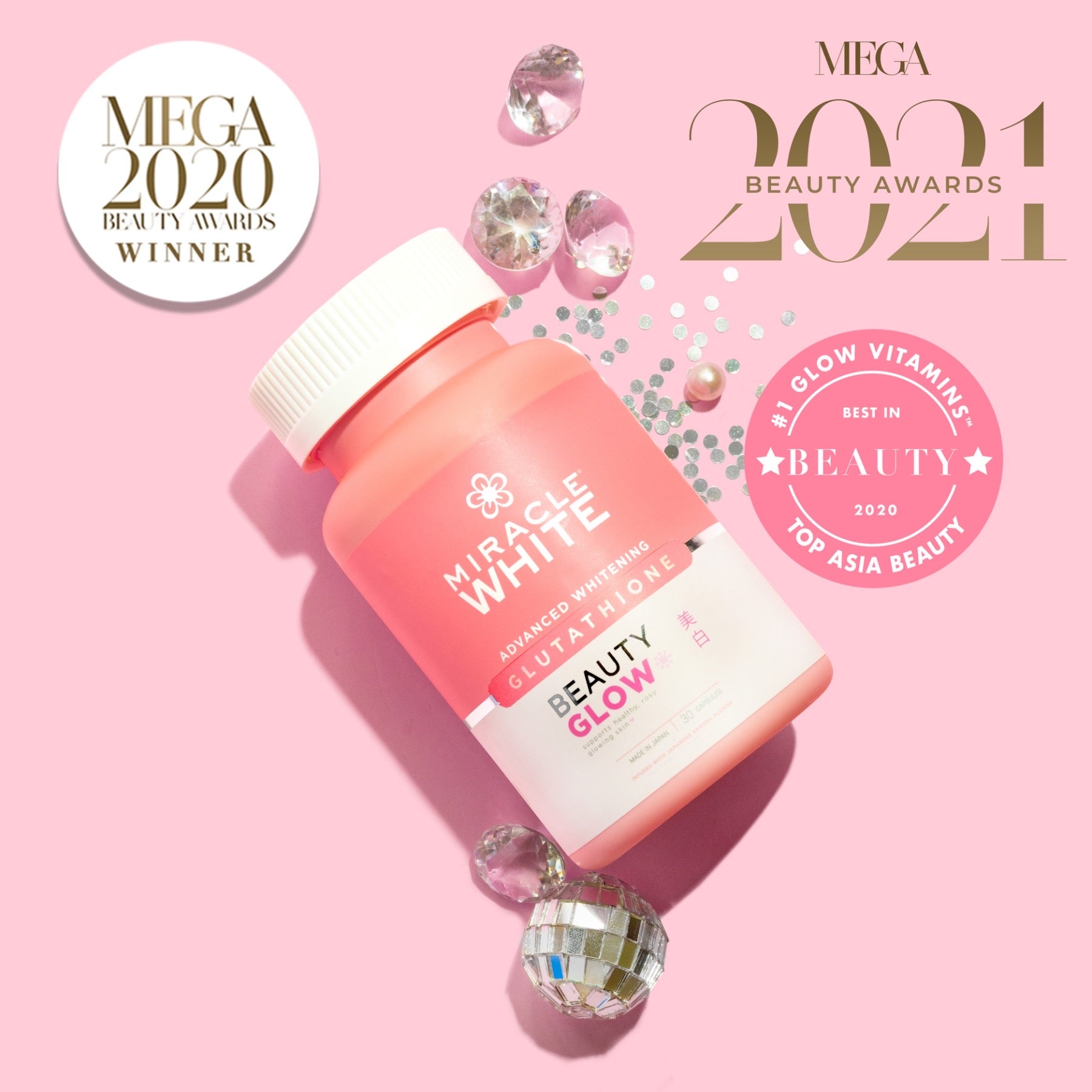 Miracle White GLOW VITAMINS Miracle White Miracle White GLOW VITAMINS Miracle White