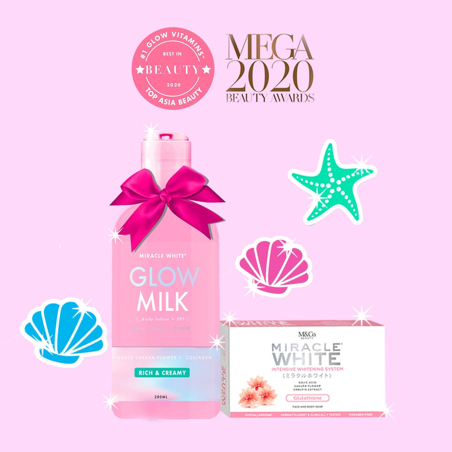 miracle white glow vitamins glutathione Philippines whitening lotion soap 